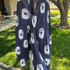 Lane Bryant blue shawl in GUC